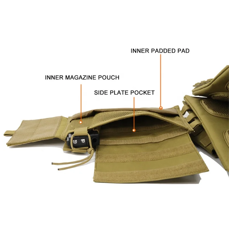 Индивидуальный армейский Военный Тактический Защитный Жилет с тарелками