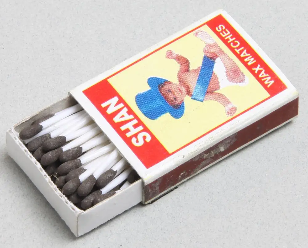 High Quality Wax Matches 40x33x12mm home safety matches with competitive prices for export from India