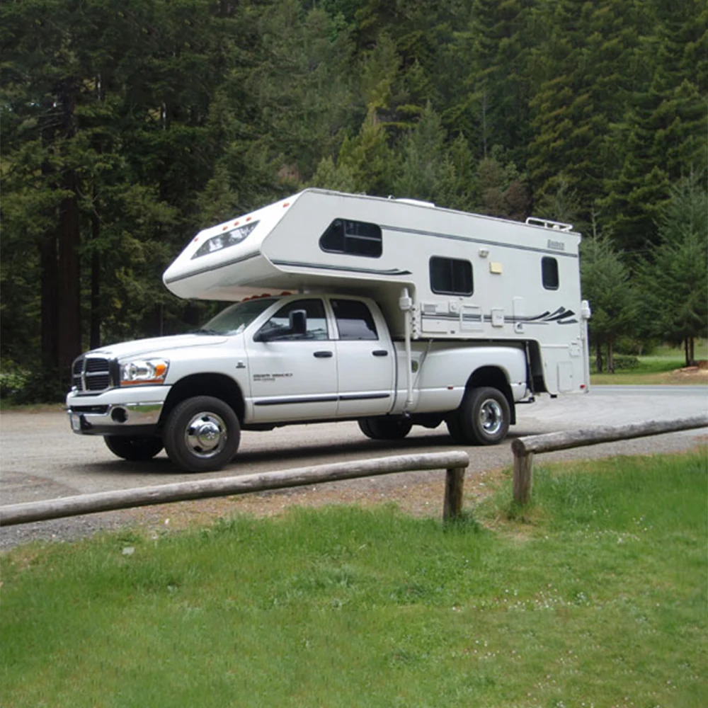 Top Tent Luxury High Quality 4x4 Ecoampor Truck Camper Fiberglass Shell Expanded Space