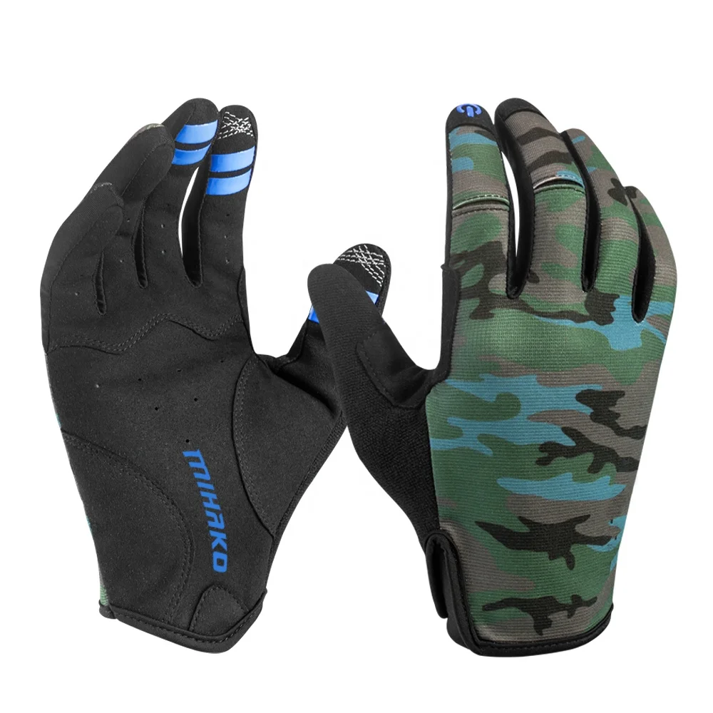 Non Slip Full Finger Protection Touch Screen Motorcycle Motocross Racing Gloves Custom MTB  BMX MX Downhill Motorbike Gloves