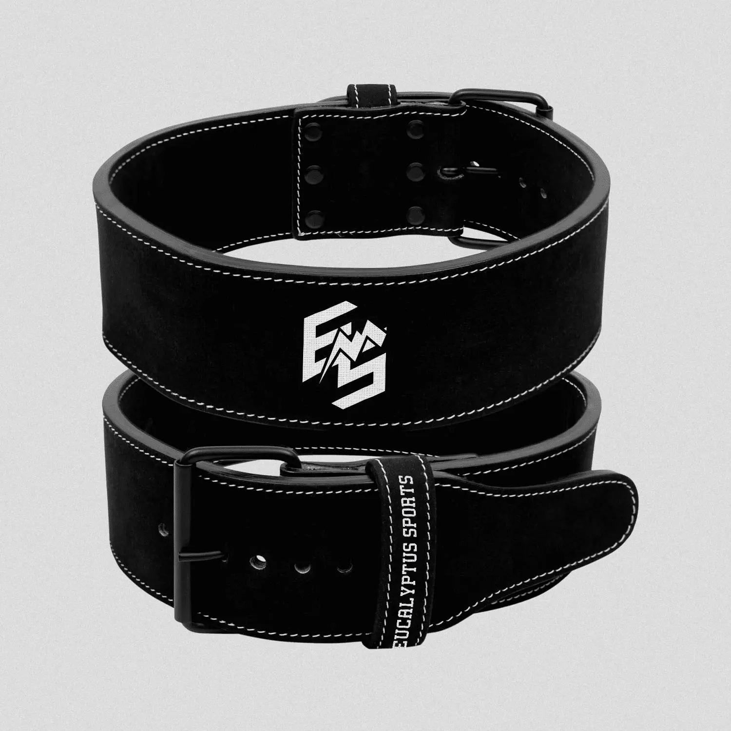 10mm Amara Leather Powerlifting Single Prong Belts, Weightlifting Deadlift Gym Squats Back Support Power Belt Accept OEM,ODM