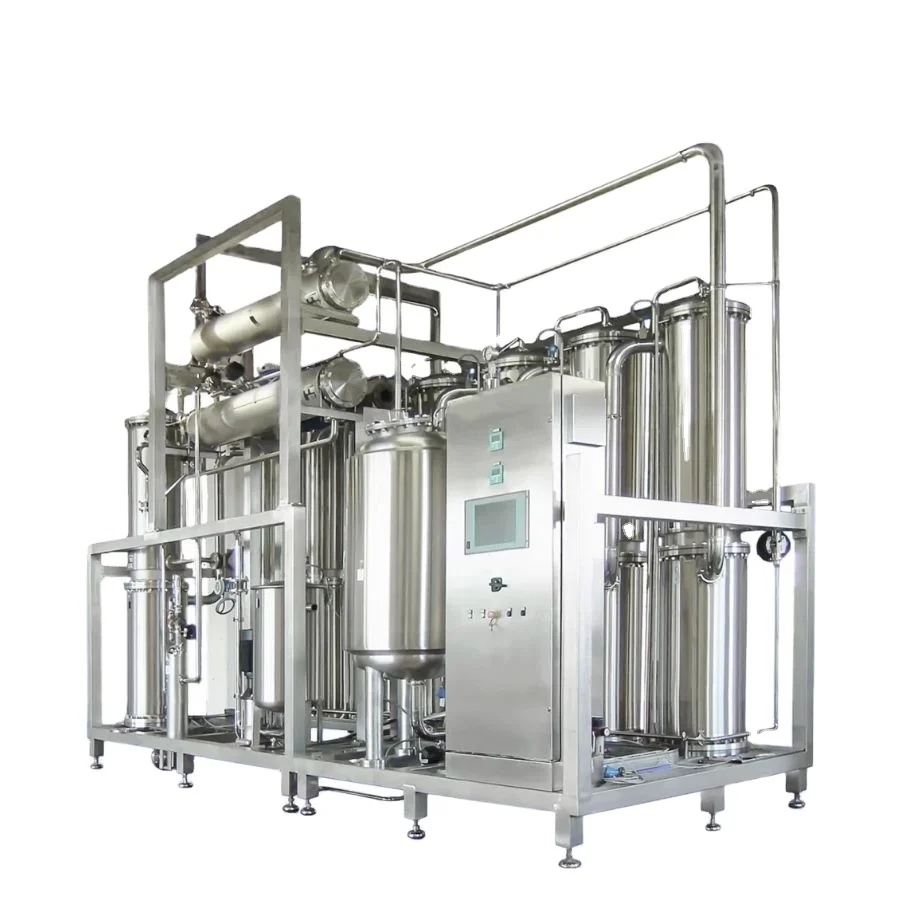 distillation unit 0.1-8t /h Multi-Effect Distilled Water Machine Water For Injection Pharmaceutical Water Tubular distiller kit