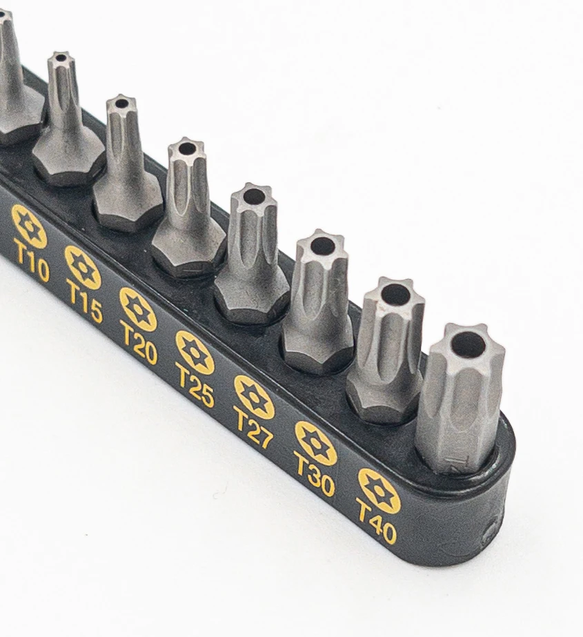 Taiwan Made High Quality Star Security Torx 5 points Bit Set T5-T40 with bit holder