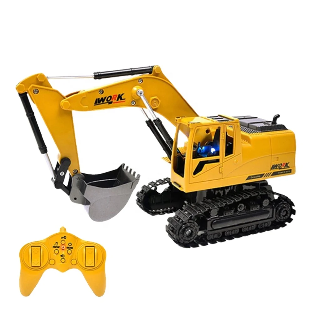 Amazon Лучшие продажи 8 канальный RC игрушки с дистанционным управлением Грузовик для детей Строительная техника экскаватор большой грузовик