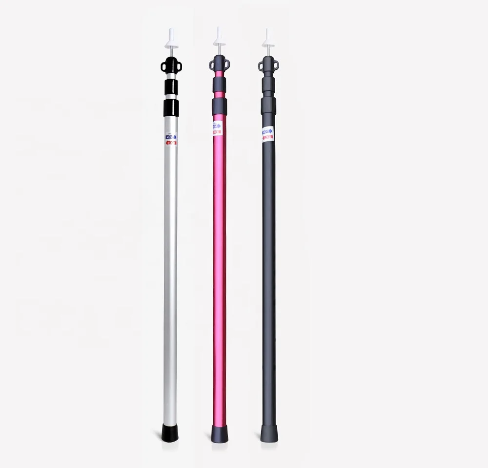 Collapsible Lightweight Tarp Poles Telescoping Aluminum Tarp and Tent Poles, Adjustable Poles for Camping, Backpacking Pole