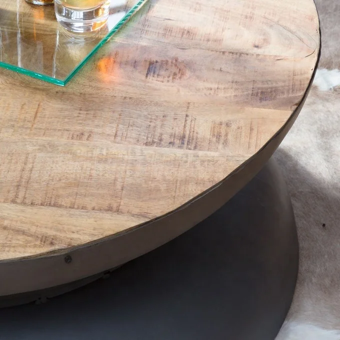  Множество круглых кофейных столиков 2021 летний журнальный столик в индустриальном стиле