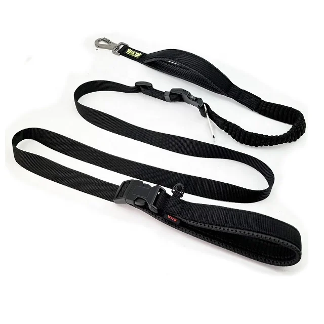 Heavy Duty 3 in 1 Multifunction Strong Bungee Shock Absorbing Dog Car Seat Belt Webbing Collar 2 Handle Training Leash