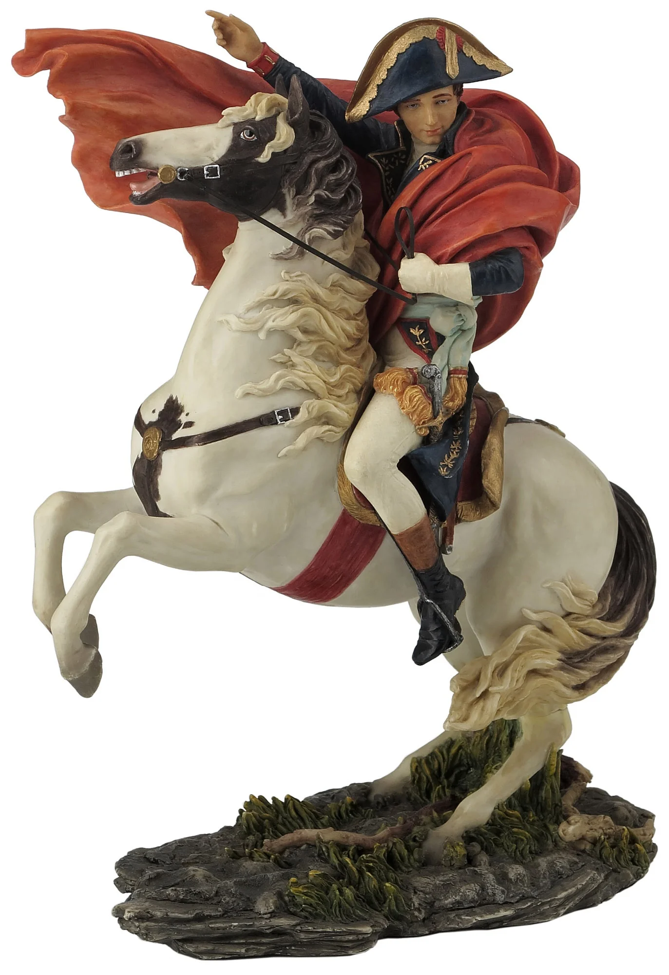 VERONESE DESIGN- NAPOLEON CROSSING THE ST  -  COLD CAST BRONZE - OEM AVAILABLE  POSE