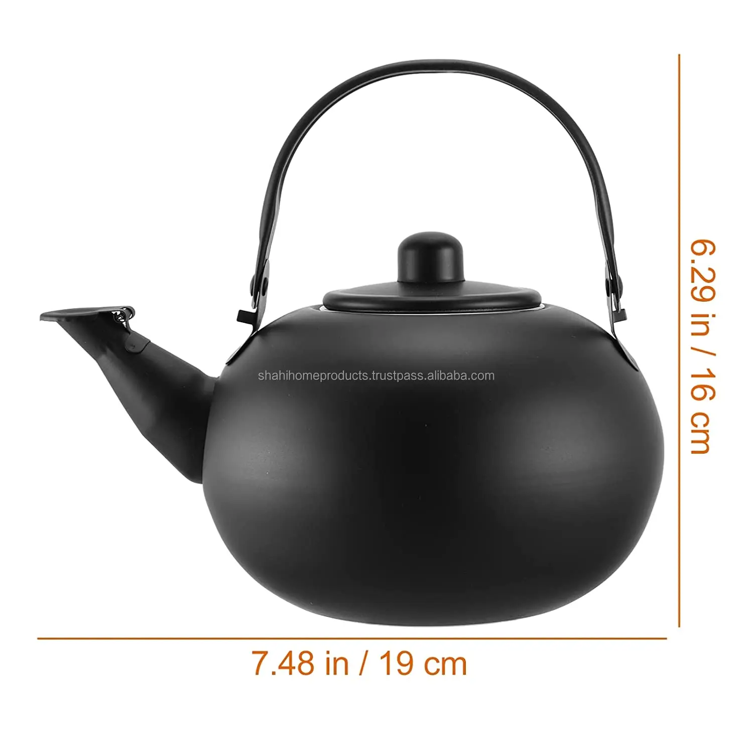 Stainless Steel Tea Kettle Whistling Teapot Water Boiling Kettle Drink Warmer Container Bottle for Home Gas Stovetop