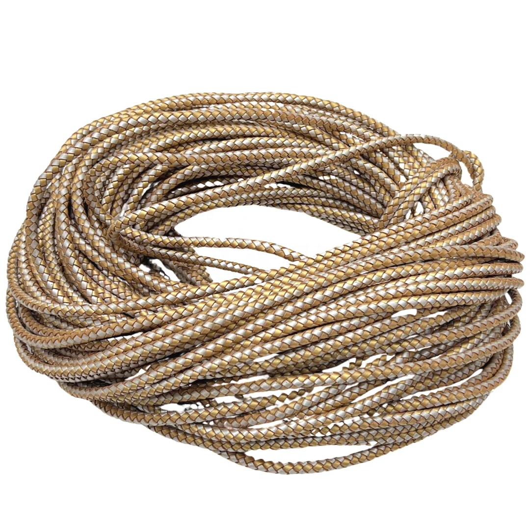 Металлический Плетеный кожаный шнур bolo