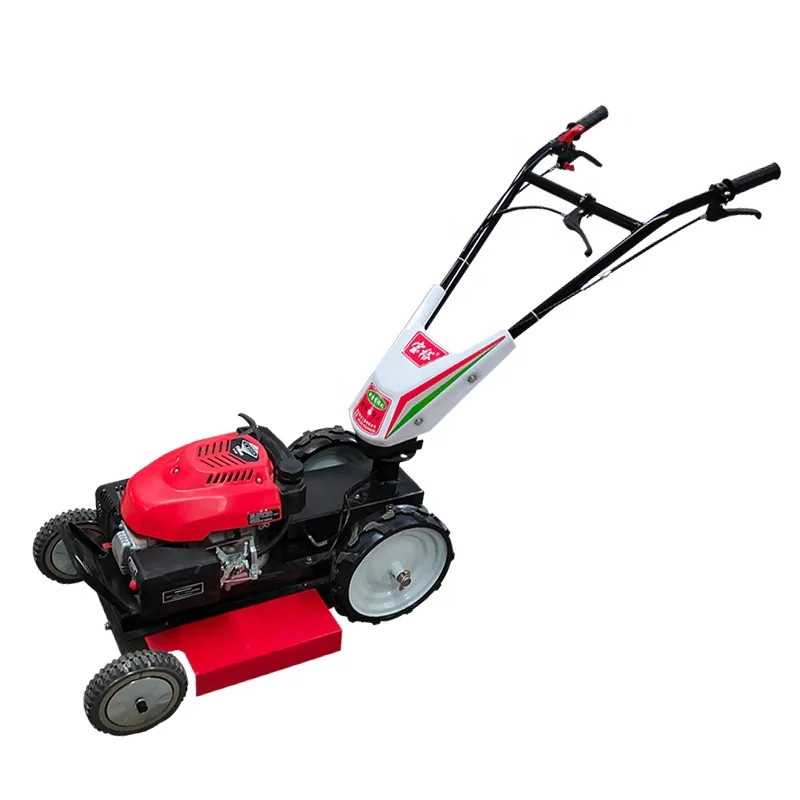 Gasoline Grass Cutting 4 wheels lawn mower