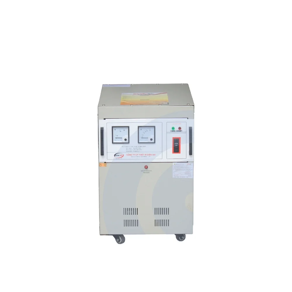 Voltage protector 3KVA 50KVA  Single-Phase AC Current Voltage Regulator Stabilizer AVR SCR Servo Motor Copper Made Vietnam