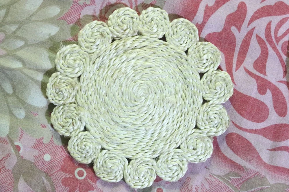 Eco Friendly Natural Fiber Jute Place Mats for Table Decoration home decoration Handmade Jute Mats and Pads rugs