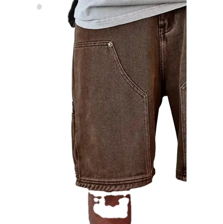 Denim Cargo Short Mens High Quality Custom Summer Men Street Wear Jeans Shorts Cheap Prices. wholesale rate with customization