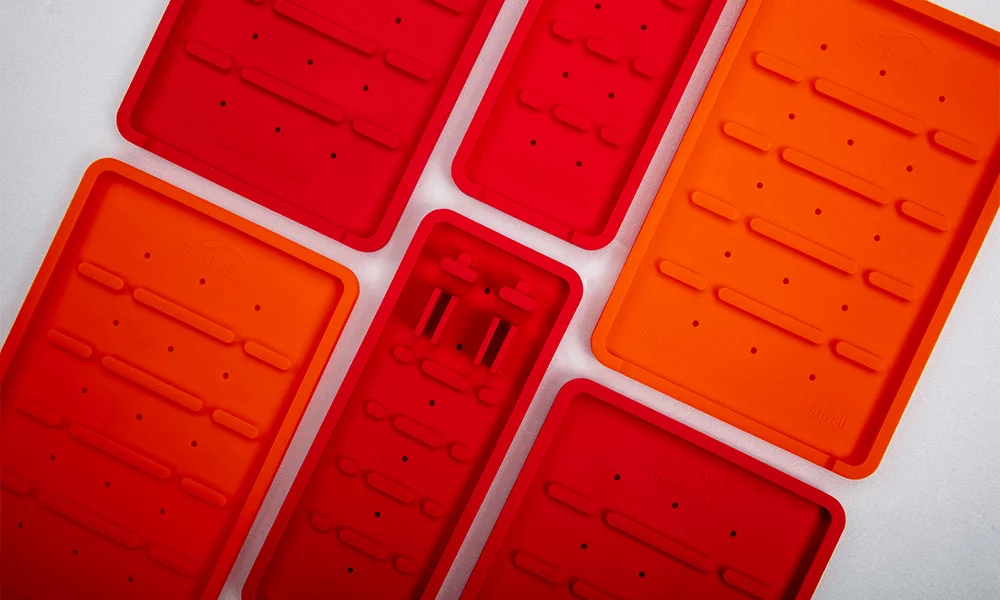 OEM Medical Surgical Instrument Silicone Tray FDA Grade Sustainable Reusable Silicone Material