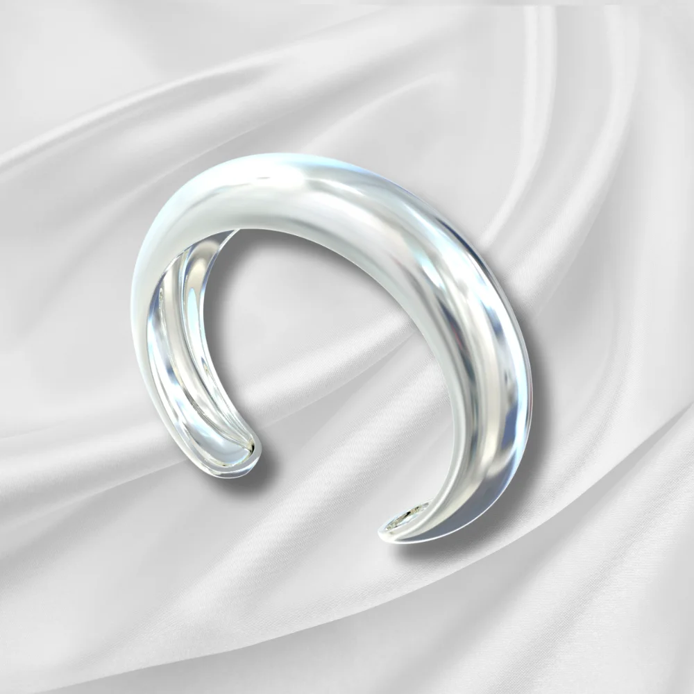 18K Gold Plated & 925 Silver Minimalist Open Bangle Customized Stainless Steel Jewelry for Women OEM and ODM Brand