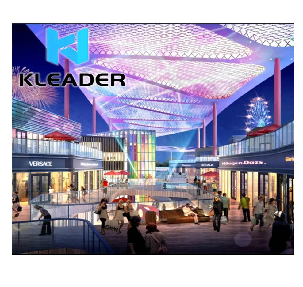 Sky Led Screens 3D Hologram Display Projection Video Content Animation Source Projector Screen Sky Indoor For Malls And Museums