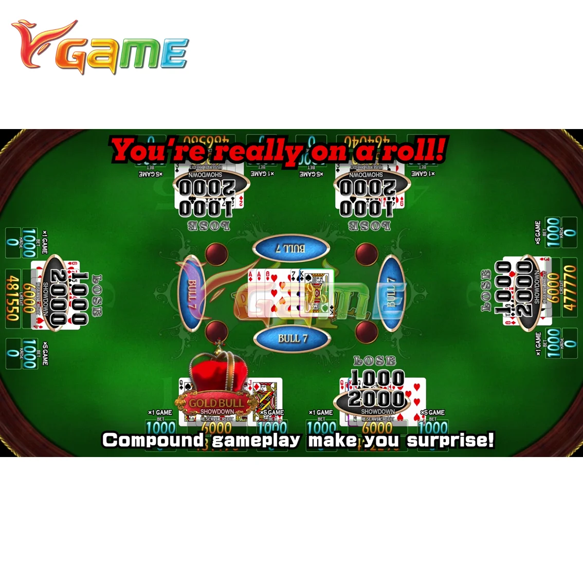 VGAME Fish Game PCB Board Software for Sale Niu Niu