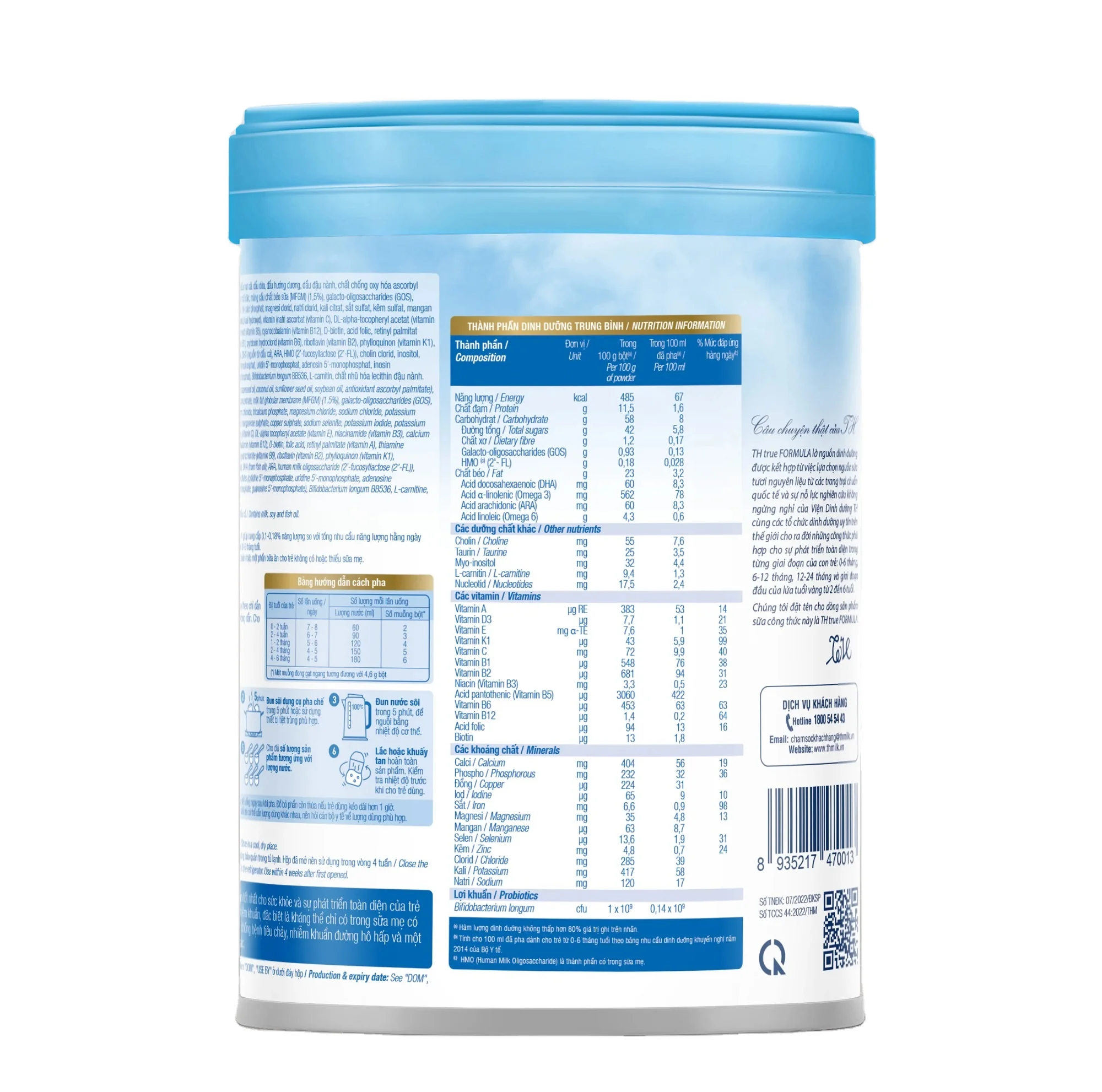 Milk Children TH true Infant Nutrition Private labelling ability FORMULA 1 800g Cow Best Selling Vietnam Origin Powder Baby Milk