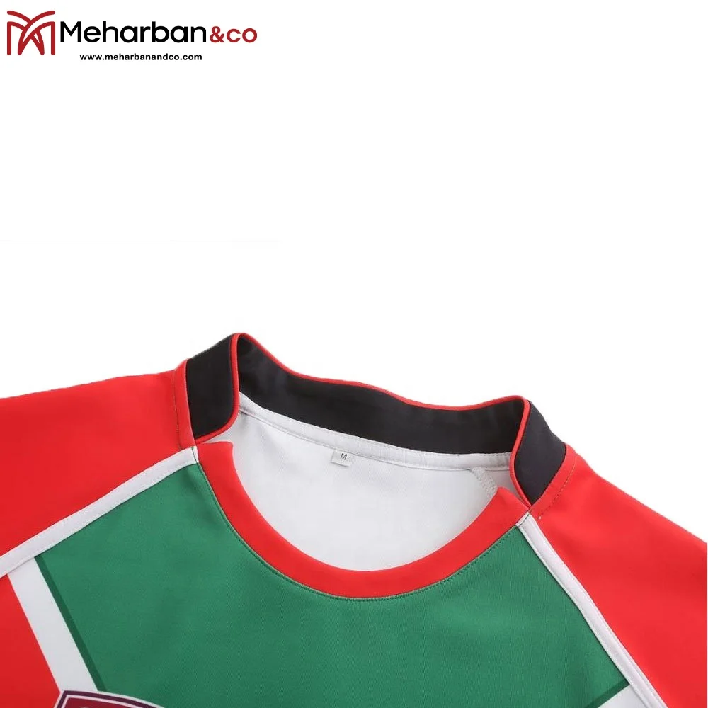 Custom Wholesale Sports Men Rugby Jersey shirt and shorts sets for men OEM Service Sublimation rugby league set