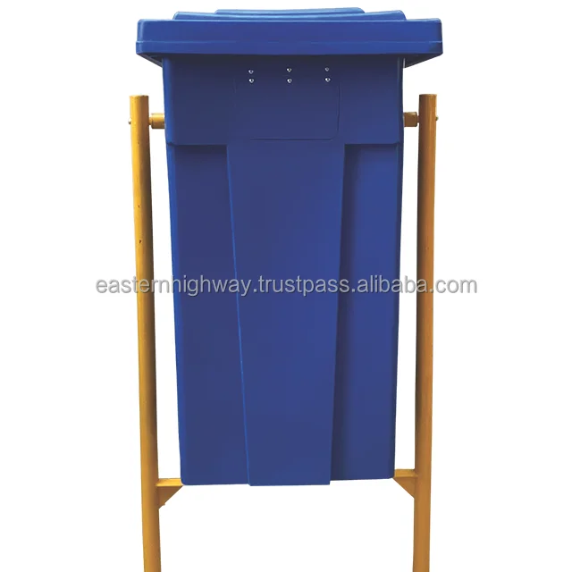 100 L/180 L/250 L Plastic Garbage Container Dustbin Waste Bin Mobile Outdoor Bin Wheel Stand