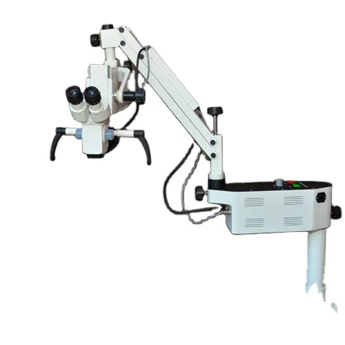 New 3 Step LED Ophthalmic Surgical Operating Portable Wall Mount Microscope Model Mars Q1G-08 Door To Door Shipping Worldwide