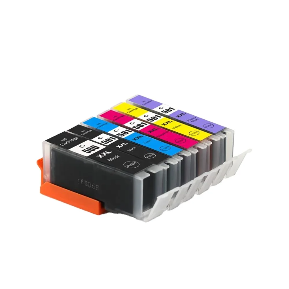 Ts705 Tatrix 580 PGI-580 PGI580 PGI-580XXL 581 CLI-581 CLI581 чип универсальный цветный картридж для Canon ts705 PIXMA