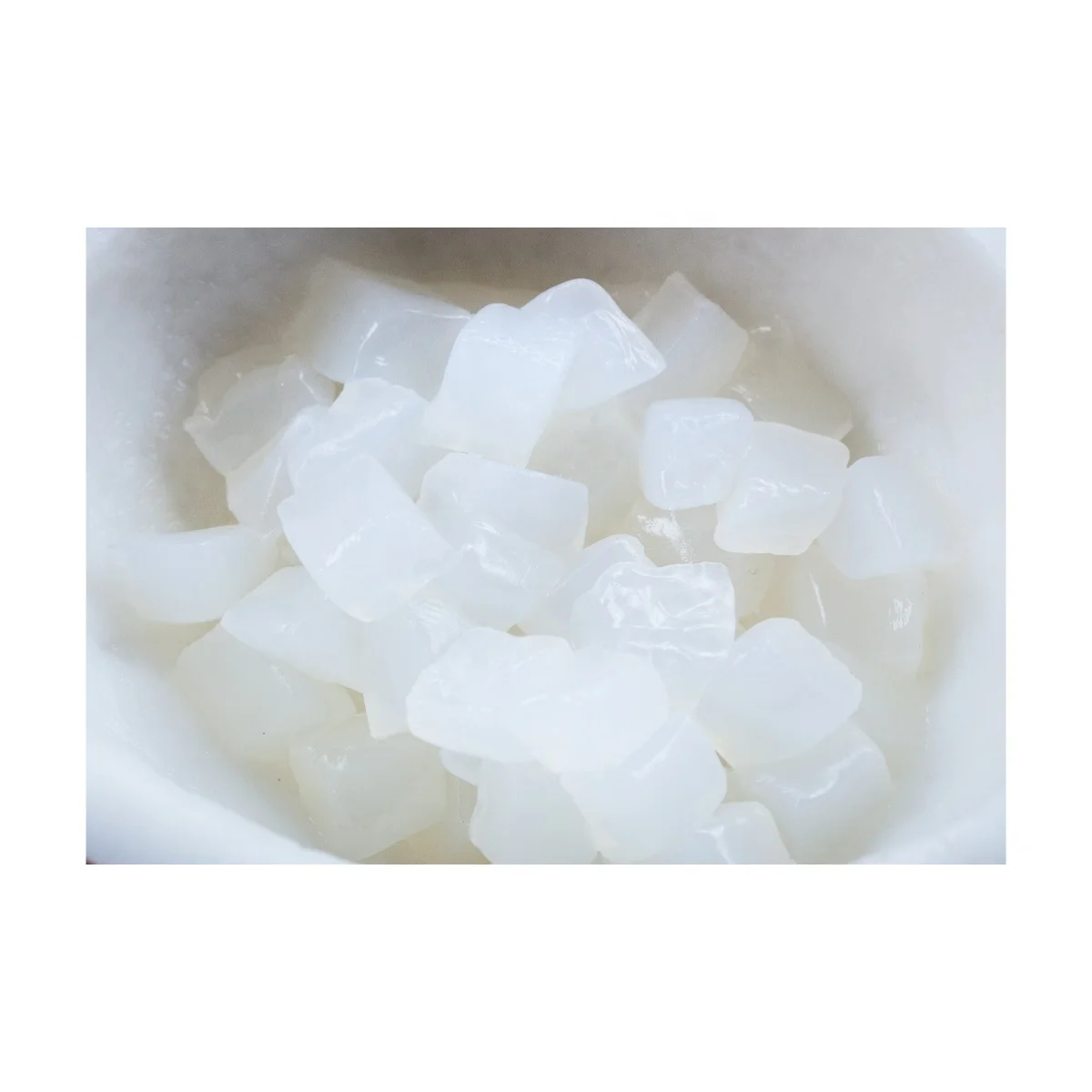 Uniform Size Evenly Factory Directly  Raw Nata De Coco Snack Soft Drinks Manually Filtered Manually Sorted