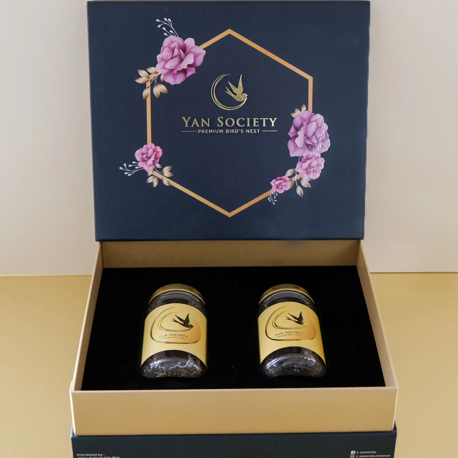 Высококачественное Концентрированное 100% Птичье гнездо (оригинальный коричневый сахарный вкус) Yan Society HALAL Malaysia 150 мл бутылка