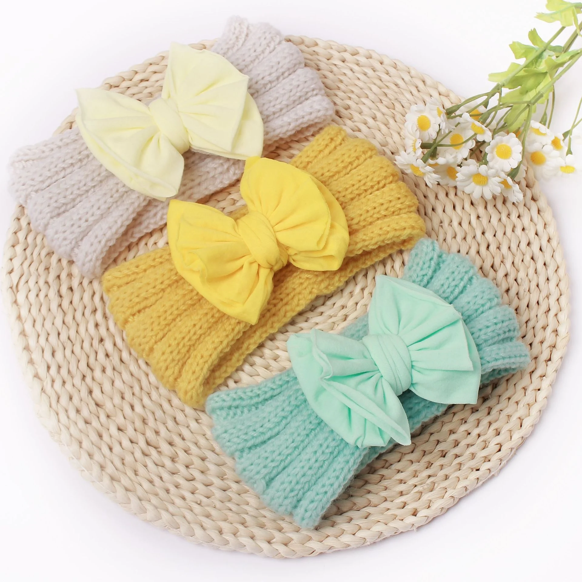 Wholesale Custom Hair Accessories Toddler Bow Clips Baby boutique Princess Ribbon Hair Bows Big Bowknot Headband Hairband