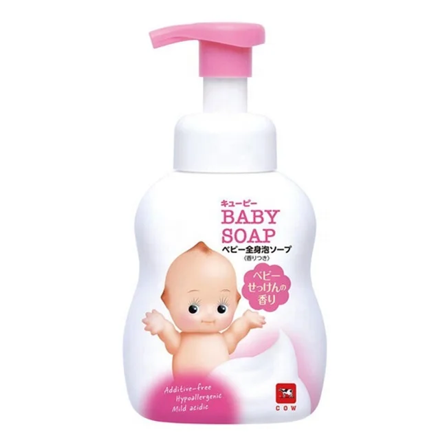 Japan Cow Brand Kewpie Milk Full Body Foaming Baby Soap Scent of Soap 400ml Wholesale Baby Products Babies Best Selling Product
