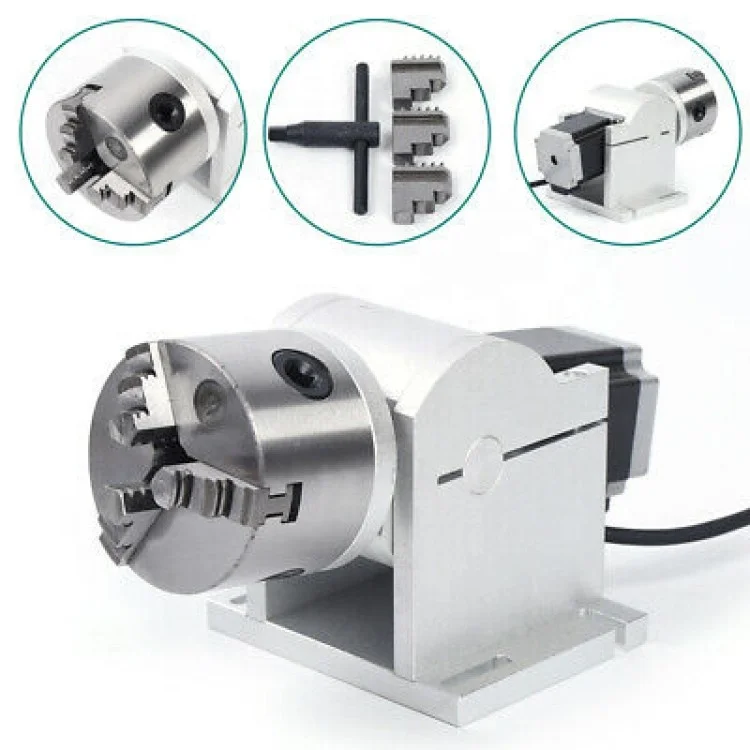 Sunlite Deep engraving with rotary Max Raycus JPT 20watt 30w 50w fiber laser marking machine