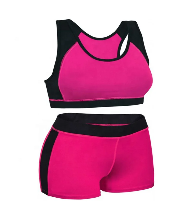 New Arrivals Kids Girls Patchwork Style Cheerleading Dance Clothes Set Cheerleading Costumes