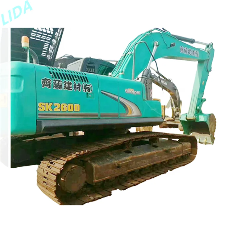 Оригинальный японский экскаватор Kobelco SK260D 26ton большой sk260 sk210 sk250 sk200 Подержанные экскаваторы в хорошем состоянии наличии