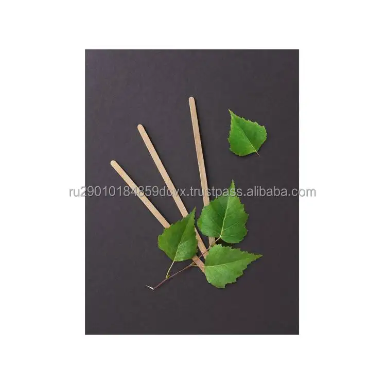 Cheap wooden sticks wood tea coffee stirrer no chips and irregularities from manufacturer wholesale price