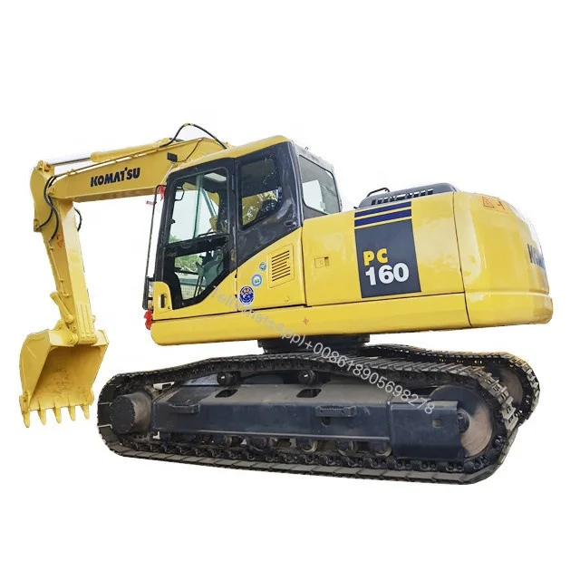 Cheap Original Paint Komatsu PC160-7 Used Mini Excavator