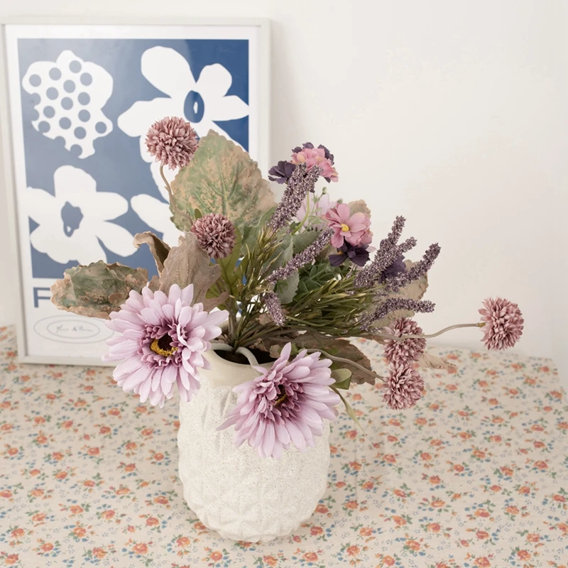 CF01013 высококачественный букет искусственных цветов гербера Одуванчик хризантемы подарок на день Святого Валентина