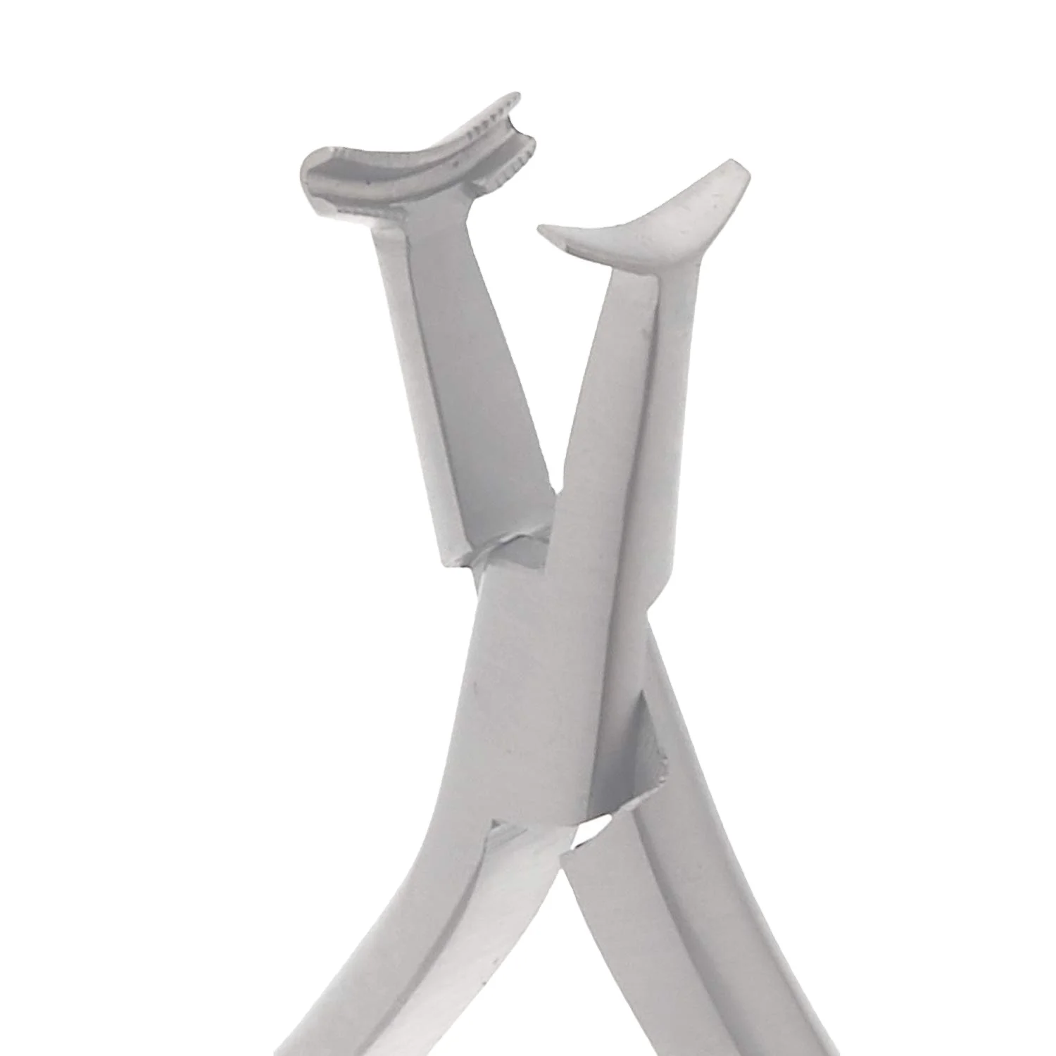 professional dental slim hammer head plier serrated tip niti cinch back wire forming pliers stainless steel