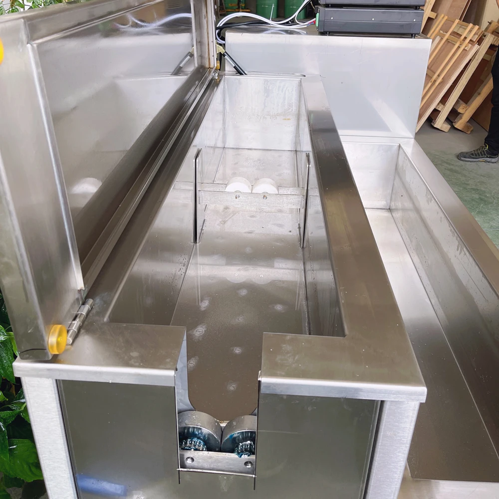 HJSC-2000 Easy To Operation Ultrasonic Cleaning High Efficient Two Tanks Ultra Sonic Clean Anilox Roller Machine