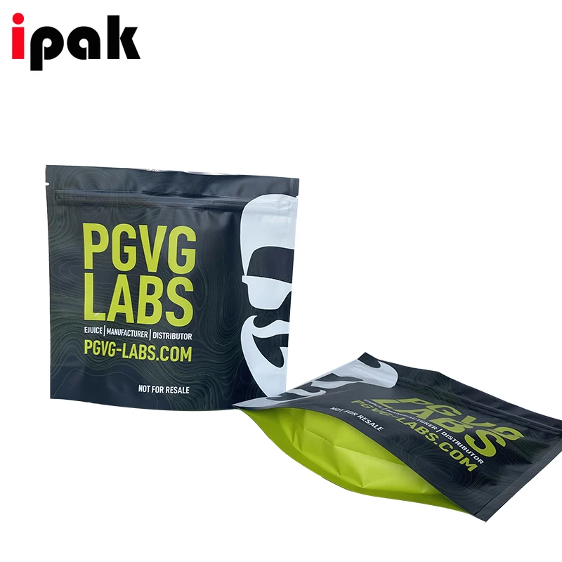 Matte Black Package Stand Up Pouch Aluminum Foil Packaging Zip Lock Bag Doypack Mylar Storage Food Bags