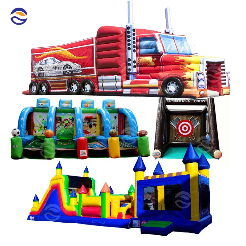 Extreme Soft Obstacle Toys Run 5K Course Giant Yard Outdoor Challenging Air Inflatable Games xtreme For Children From China