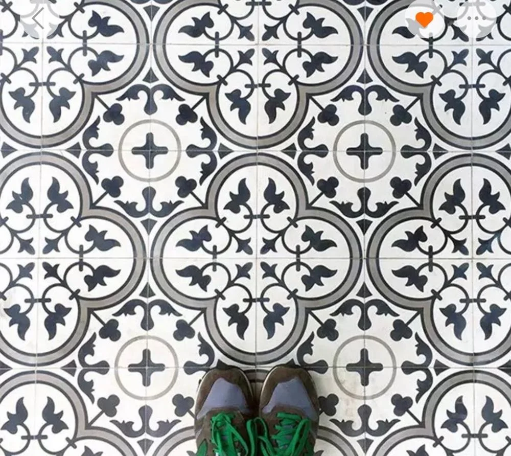 Building Material Tiles for Floor Encaustic Handmade Cement Tiles  Has Good Thermal Insulation