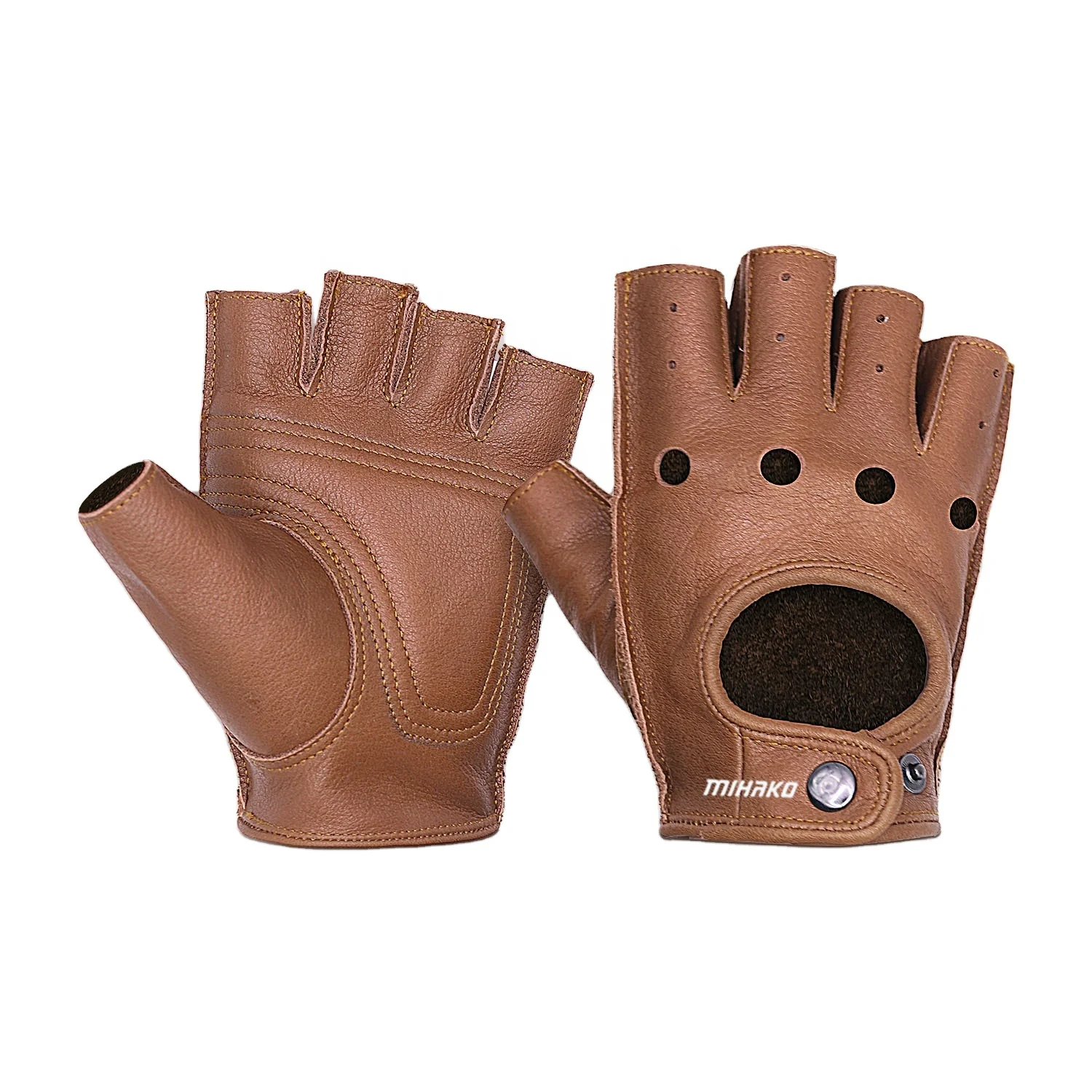 Amazon hot selling Half Finger leather Gloves combat gloves Tactical Gloves for Driving Camping, Hunting