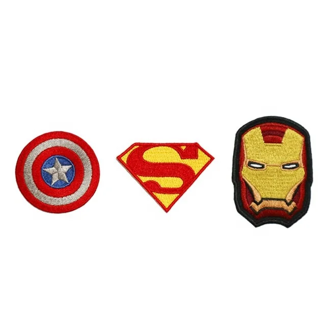 Premium quality custom wholesale fitting clothing backing applique logo woven embroidered stitches anime patches badge for suit