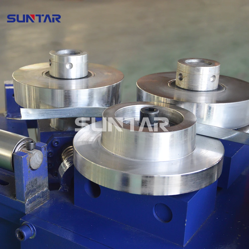 SUNTAY HVAC TDC TDF steel round duct flange automatic forming making machine