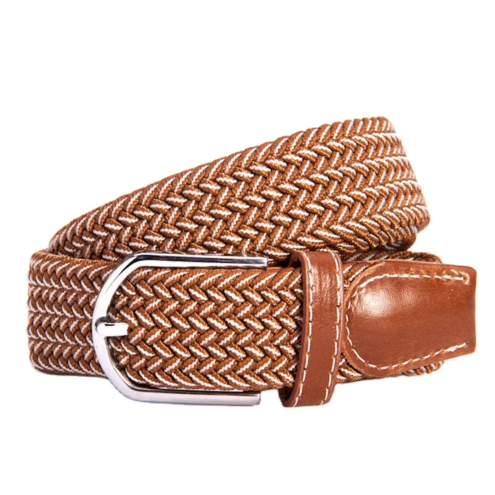 nylon woven golf custom belt with logo fashion elastic women waist belt for ladies woman 2021 girls knitted female belt