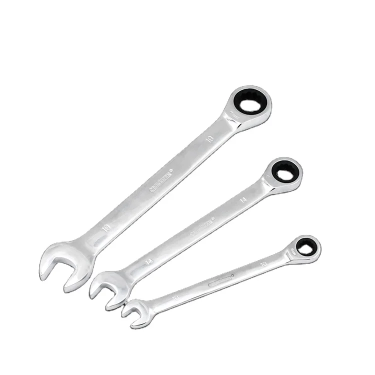 CROWNMAN  8-24mm CR-V Fixed Ratchet Combination Wrench Combination Spanner Set
