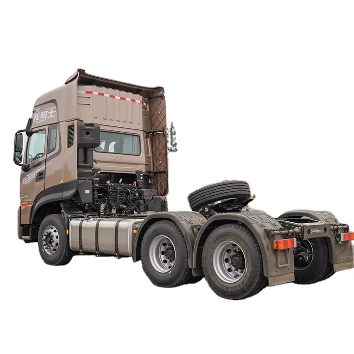 Trctor Head Dongfeng Tianlong 6x4 LNG Подержанный китайский коммерческий грузовик тягач Shandong lianshan