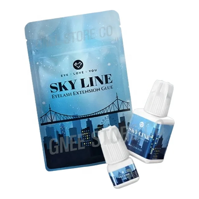 Новый клей Sky Line Быстросохнущий черный для наращивания ресниц 5 мл новый 5s накладных