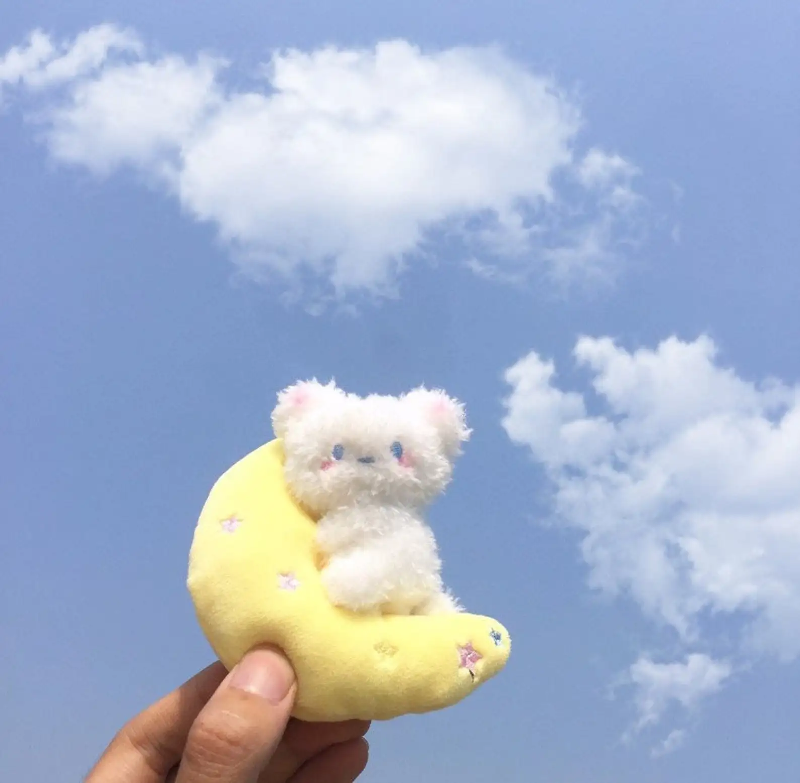 Good Quality And Price Of Goomy Plush Keychain Kawaii White Bear Keychain Cute Mini Bear Plush Keychain Hot Sale On Line